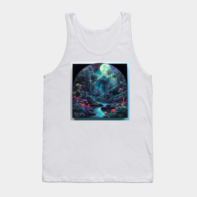 Enchanting Moonlit Foliage (624) Tank Top by WASjourney